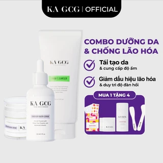 Bộ sản phẩm dưỡng da chống lão hóa, cải thiện nếp nhăn, săn chắc và tái tạo da hiệu quả KA GCG