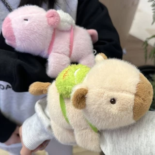 [loai xin] Vòng tay Búp bê cổ tay Capybara vẫy đuôi, búp bê bông gấu capybara gấu bông capybara