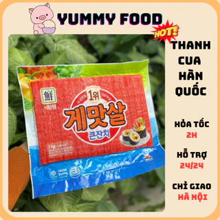 Thanh cua Hàn Quốc, thanh cua surimi thả lẩu túi chế biến nhiều món, thơm ngon, nhập khẩu chính hãng