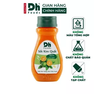 Sốt kim quất Dh Foods gia vị chấm, chế biến thịt bò nướng, steak, trộn salad lọ 200gr