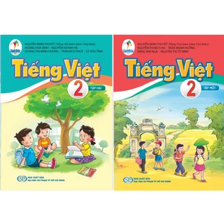 Sách - Combo Tiếng Việt lớp 2 Sách Giáo Khoa + Bài Tập  Kèm Set Thời Khoá Biểu Và Nhãn Vở - Cánh Diều