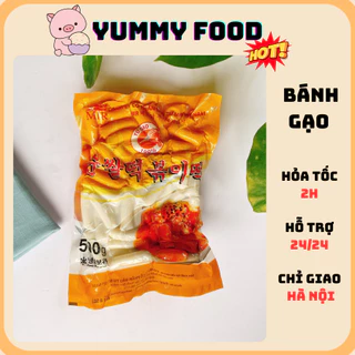 Bánh gạo tokbokki Hàn Quốc, đồ ăn vặt Hàn Quốc chiên rán, thả lẩu cực ngon