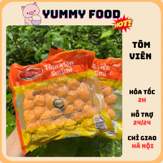 Tôm viên chiên Lacusina - Cá viên chiên vị tôm thả lẩu, chiên, nướng đều ngon, tiện lợi