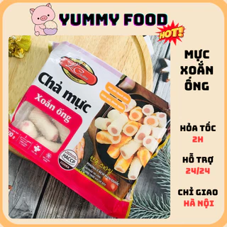 Chả mực xoắn ống hãng Lacusina thả lẩu, chiên, nướng đều ngon, tiện lợi