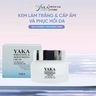Kem dưỡng trắng da - cấp ẩm phục hồi giúp cho da mềm mại và căng bóng đều màu YAKA Whitening & Moisturizing Cream