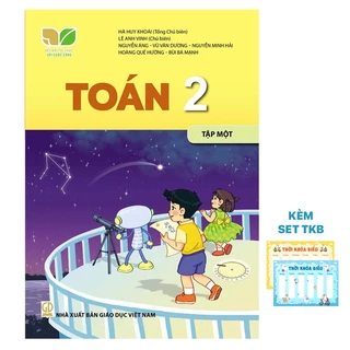 Sách - Combo Toán lớp 2 tập 1 Sách Giáo Khoa + Bài Tập Kết Nối Tri Thức Kèm Set Thời Khoá Biểu Và Nhãn Vở