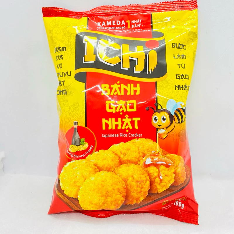 Bánh gạo Nhật Ichi vị mật ong Kameda gói 100g