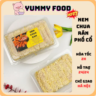 Nem chua rán phố cổ ngon số một Hà Nôi ăn vặt đường phố, quán ốc ( hộp 20 chiếc - 600gr )