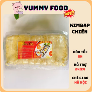 Kimbap - kimbap chiên cuốn chặt nhân xúc xích, kimchi, rau củ siêu ngon