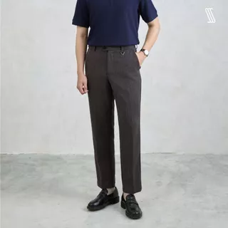 Quần âu chun ẩn nam SSSTUTTER quần tây thông minh ống đứng kẻ chìm CHARISMA TROUSERS