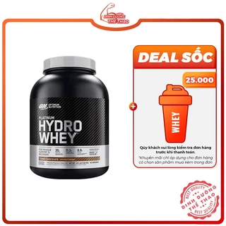 Sữa Dinh Dưỡng 100% Hydro Whey tinh khiết ON Platinum Hydro Whey 3.5 Lbs