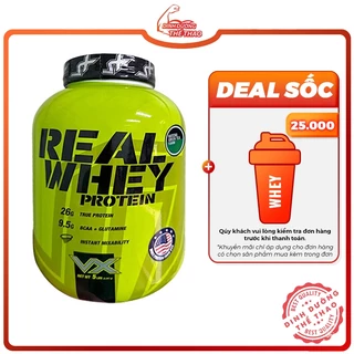 [GIÁ TỐT NHẨT] VITAXTRONG REAL WHEY  5LBS | Thực Phẩm Bổ Sung Tăng Cơ Bắp Nạc