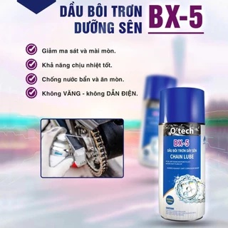 Dầu bôi trơn xích, dây sên xe máy xe đạp O’tech BX-5 Chain Lube