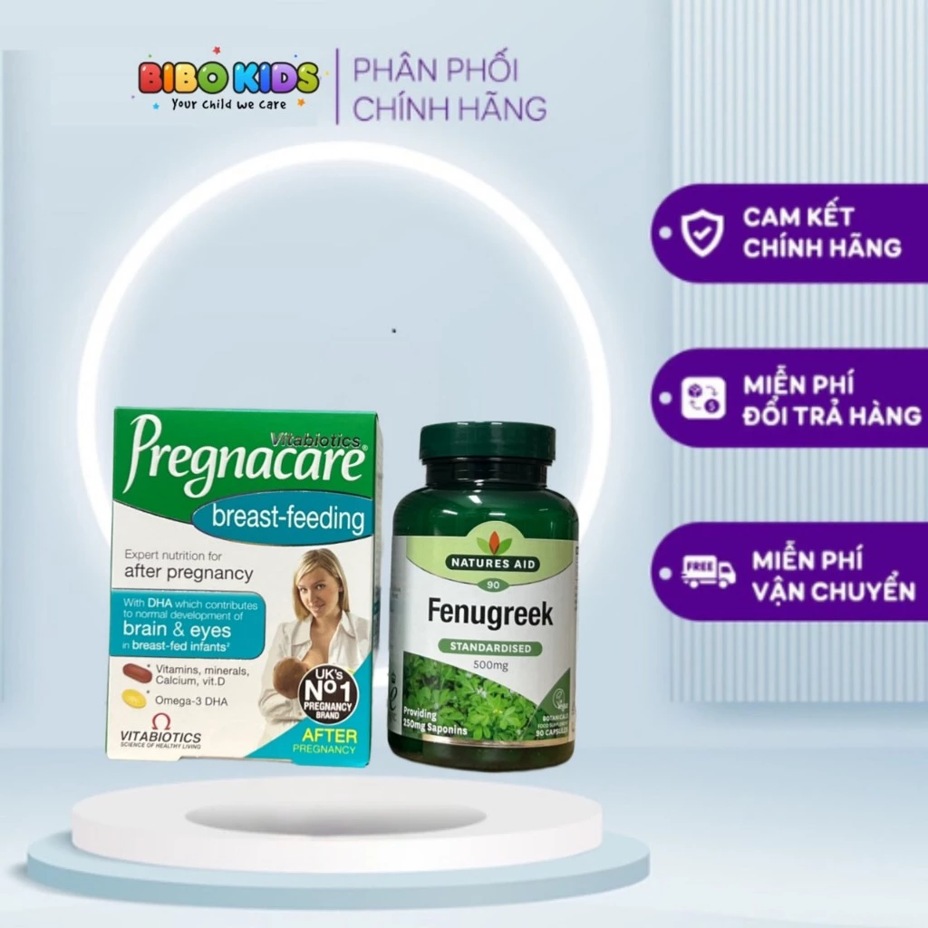 Vitamin lợi sữa cho mẹ sau sinh_Pregnacare Breast-feeding