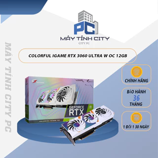 VGA CARD MÀN HÌNH COLORFUL IGAME RTX 3060 ULTRA W OC 12G L-V - NEW BẢO HÀNH CHÍNH HÃNG 36 THÁNG