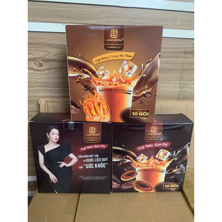 Combo 2 linh chi + 1 Hạ thảo Laura coffe Chính hãng