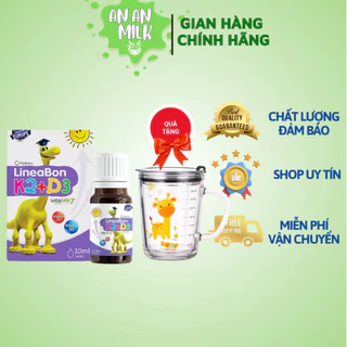 Vitamin D3K2 Lineabon tăng chiều cao tốt đa cho bé + quà