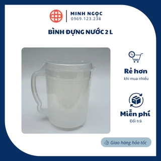 Bình đựng nước 2 lít, ca đựng nước nhựa Việt Nhật Việt Nhật