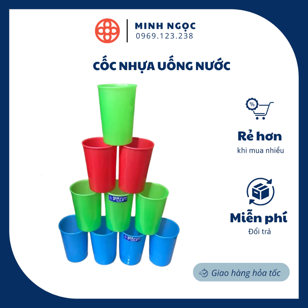 Cốc nhựa uống nước, cốc trà đá, cốc bán quán nước Việt Nhật