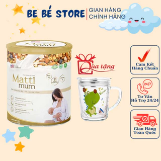 A Sữa hạt lợi sữa Matti Mum lon 650g - Hỗ trợ sữa về nhiều hơn đặc sánh thơm ngon nhiều dưỡng chất