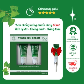 Kem Chống Nắng Thuần Chay Nâng Tone Chiết Xuất Diếp Cá IGREEN – 60ml SPF 50+ Mua 1 Tặng 1