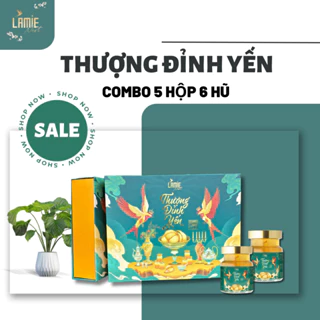 Yến sào Nha Trang thương hiệu LAMIE NEST - [Combo mua 5 hộp (6 hũ)]