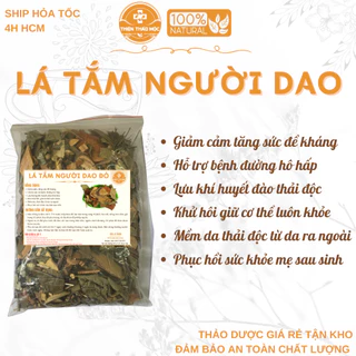 500g Lá Tắm Người Dao Thiện Thảo Mộc  - (Khô, Sạch, Thơm) - Giảm Mệt Mỏi, Stress, Giúp Mẹ Bầu Ngủ Sâu, Thư Giãn Sau Sinh