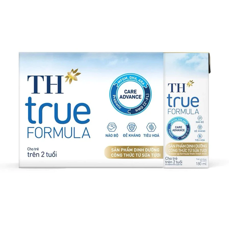 Sữa tươi dinh dưỡng Th true Milk Formula hộp 110ml và 180ml