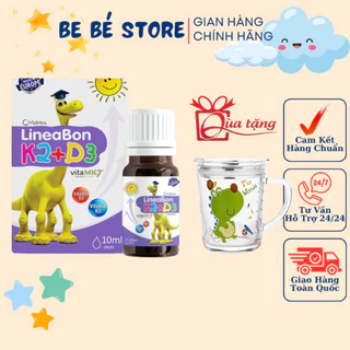 Vitamin D3K2 Lineabon tăng chiều cao tốt đa cho bé + quà