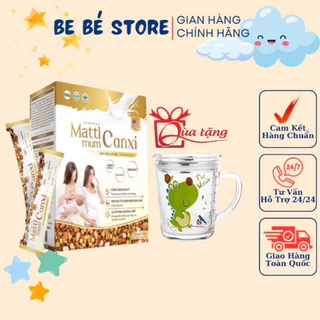 Sữa hạt bầu Mattimum Canxi hộp 300g 14 gói nhỏ - Bổ sung dinh dưỡng cho mẹ thai kì khỏe mạnh