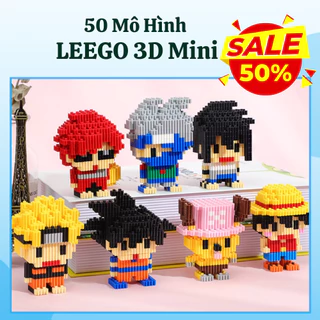 Đồ chơi lắp ráp mô hình LEEGOO mini naruto onepiece sasuke 3d giá rẻ thông minh cho bé Laboo Store