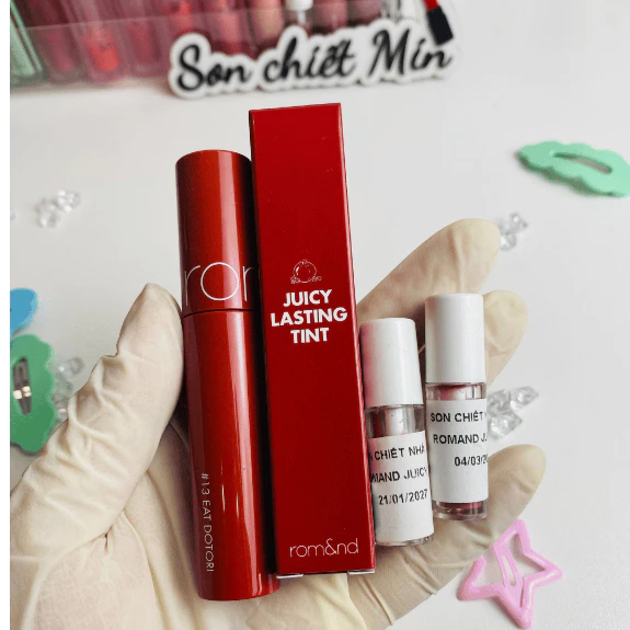 [SON CHIẾT] Son Bóng Romand Juicy Lasting Tint [MÀU 13]