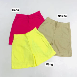 Quần short linen siêu mát chỉ 89k