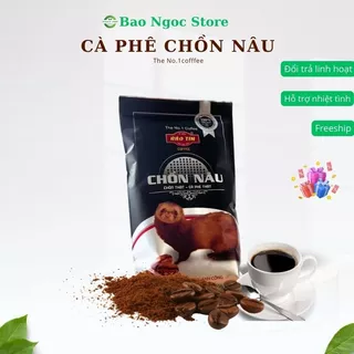 Cà phê chồn nâu Bảo Tín gói dùng thử (100g) cafe rang xay truyền thống dùng pha phin thể chất nhẹ , hương moka