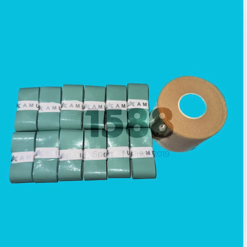 COMBO SIÊU RẺ  12 Quấn Cán AMUSI Cao Cấp Tặng 1c Quấn Cốt ( 6CM x 20M)