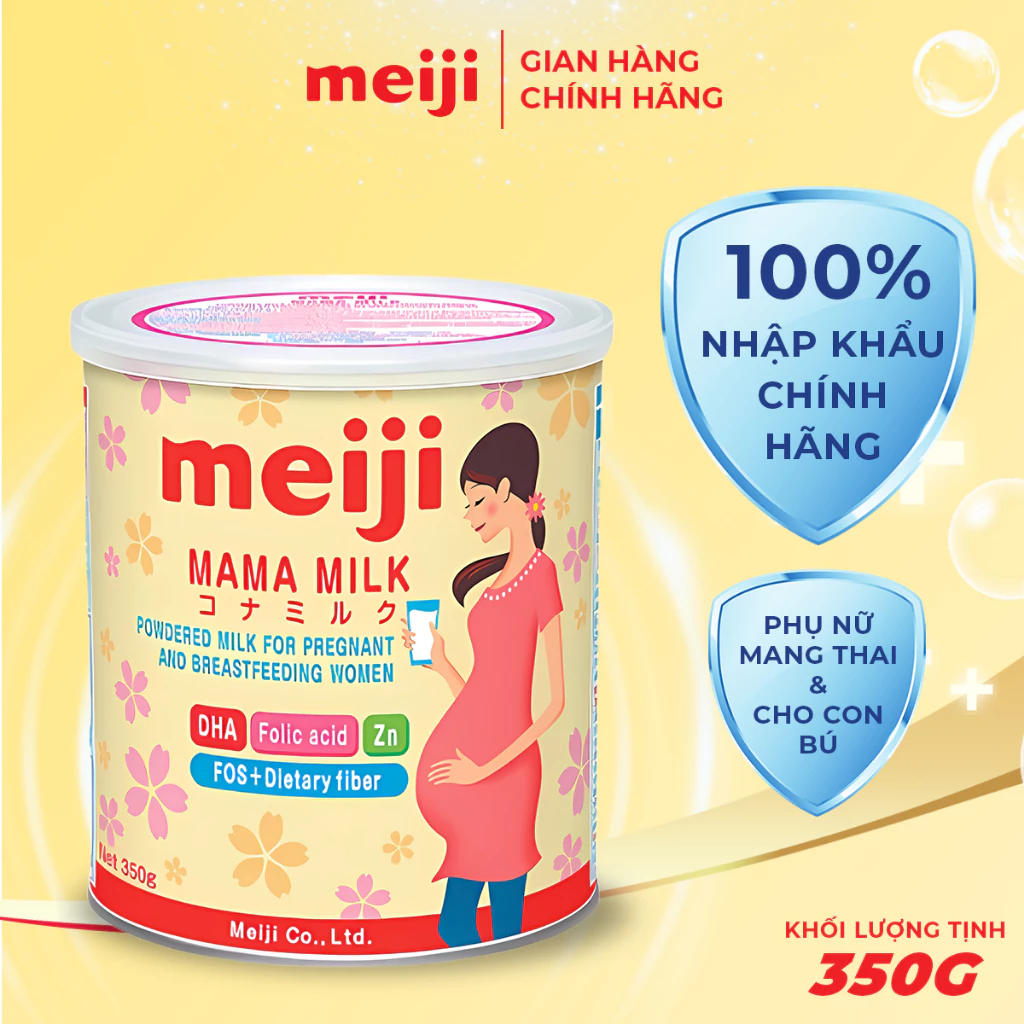 Thực Phẩm Bổ Sung Meiji Mama Milk - Nhập khẩu chính hãng (350g)