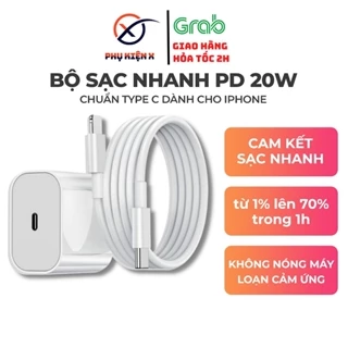 Sạc nhanh PD 20W Không Nóng Máy ,An Toàn Ổn Định bảo hành 12 tháng Phụ Kiện X