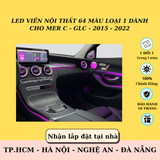 Led Viền Nội Thất 64 Màu Loại 1 Dành Cho Mer C - GLC 2015 2022