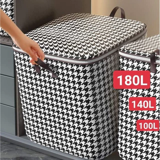 Giỏ đựng quần áo ❤️100L,140L, 180L❤️ túi đựng chăn màn đa năng,có thể gấp gọn MS: 3890