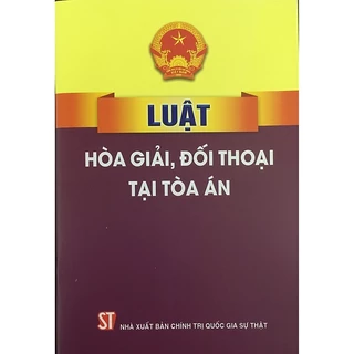 Sách - Luật Hòa giải, đối thoại tại tòa án