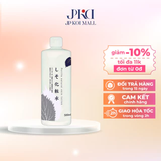 Nước hoa hồng chiết xuất lá tía tô Chinoshio Dokudami Perilla Natural Skin Lotion 500ml