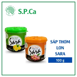 Sáp thơm ô tô Sara 100g thơm lâu hạn chế say xe dùng từ 10 đến  15 ngày - SPCa000045