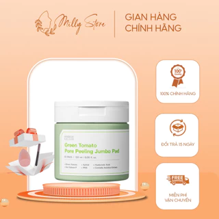 Pad Tẩy Da Chết Cà Chua Xanh GREEN TOMATO PORE PEELING JUMBO PAD SUNGBOON  180ML