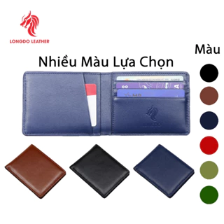 Ví nam da bò cao cấp thương hiệu Longdo Leather - B15