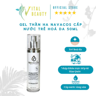 [MẪU MỚI NHẤT 2024] Gel thần Navacos cấp nước,trẻ hoá da Double Effect Hyaluronic 50ml