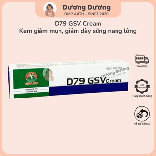 D79 GSV Cream - Kem bôi giảm mụn, ngăn ngừa mụn 15g