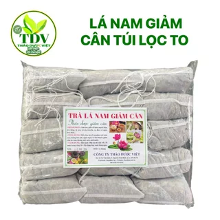 1kg Trà giảm cân lá nam chia thành 15 túi lọc to x 75g, đã sao thơm, tiện lợi, 20 ngày có thể giảm  từ 2 đến 5 kg