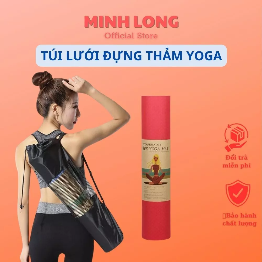 [FREESHIP❤️] TÚI ĐỰNG THẢM YOGA DẠNG LƯỚI