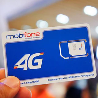 Sim 4G Mobifone nhiều gói cước trọn gói 1 năm không cần nạp tiền, Shop Sim giá rẻ