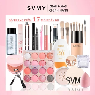 Set Trang Điểm Đầy Đủ 17 món Bộ Trang Điểm Đầy Đủ Makep/Trang Điểm Đi Tiệc/Trang Điểm Cá Nhân-BJ-T17B01